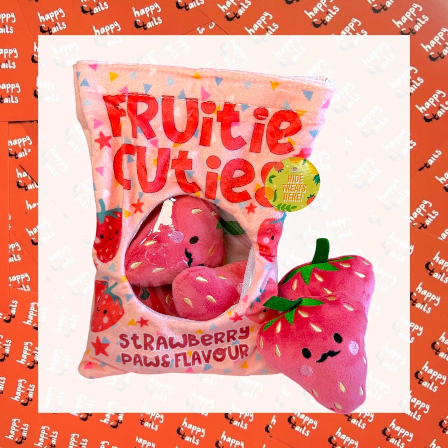 Strawberry Fruitie Cuties Burrow Toy