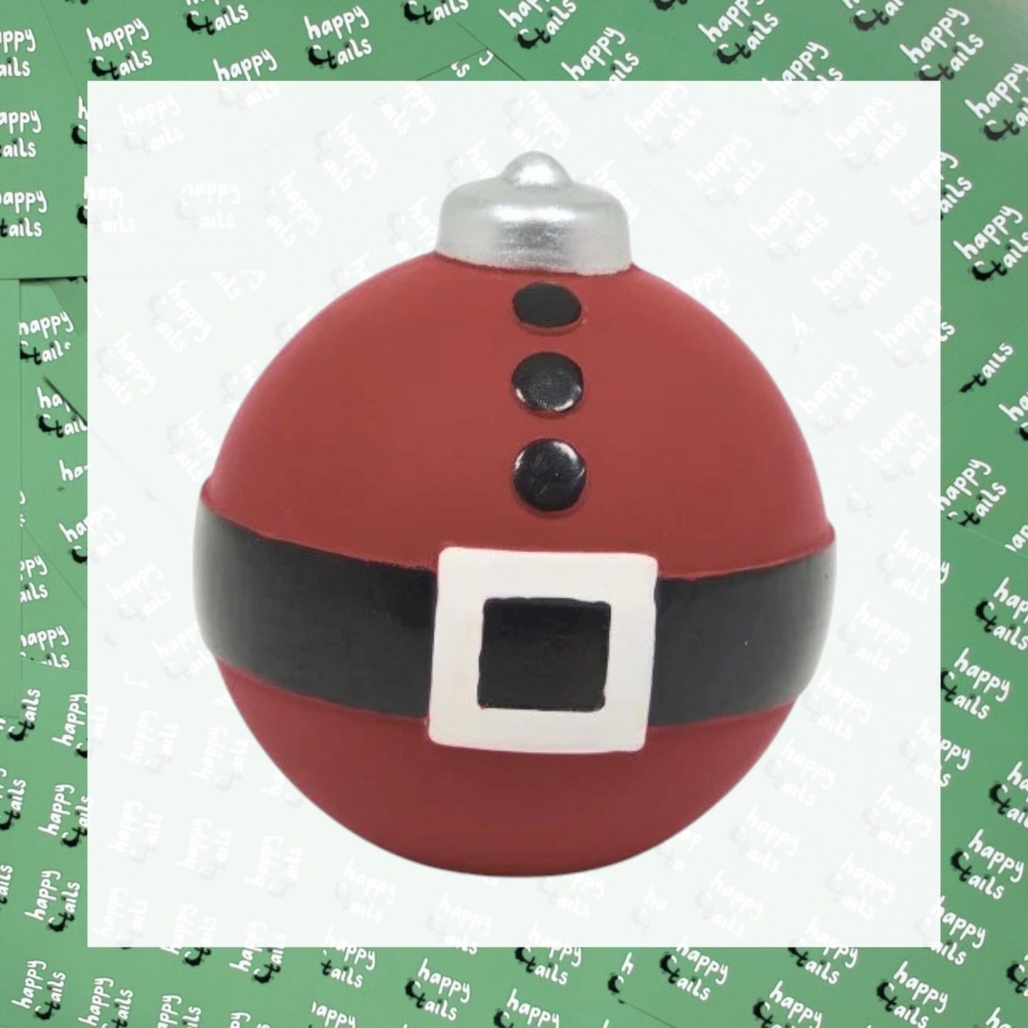 Latex Christmas Claus Bauble