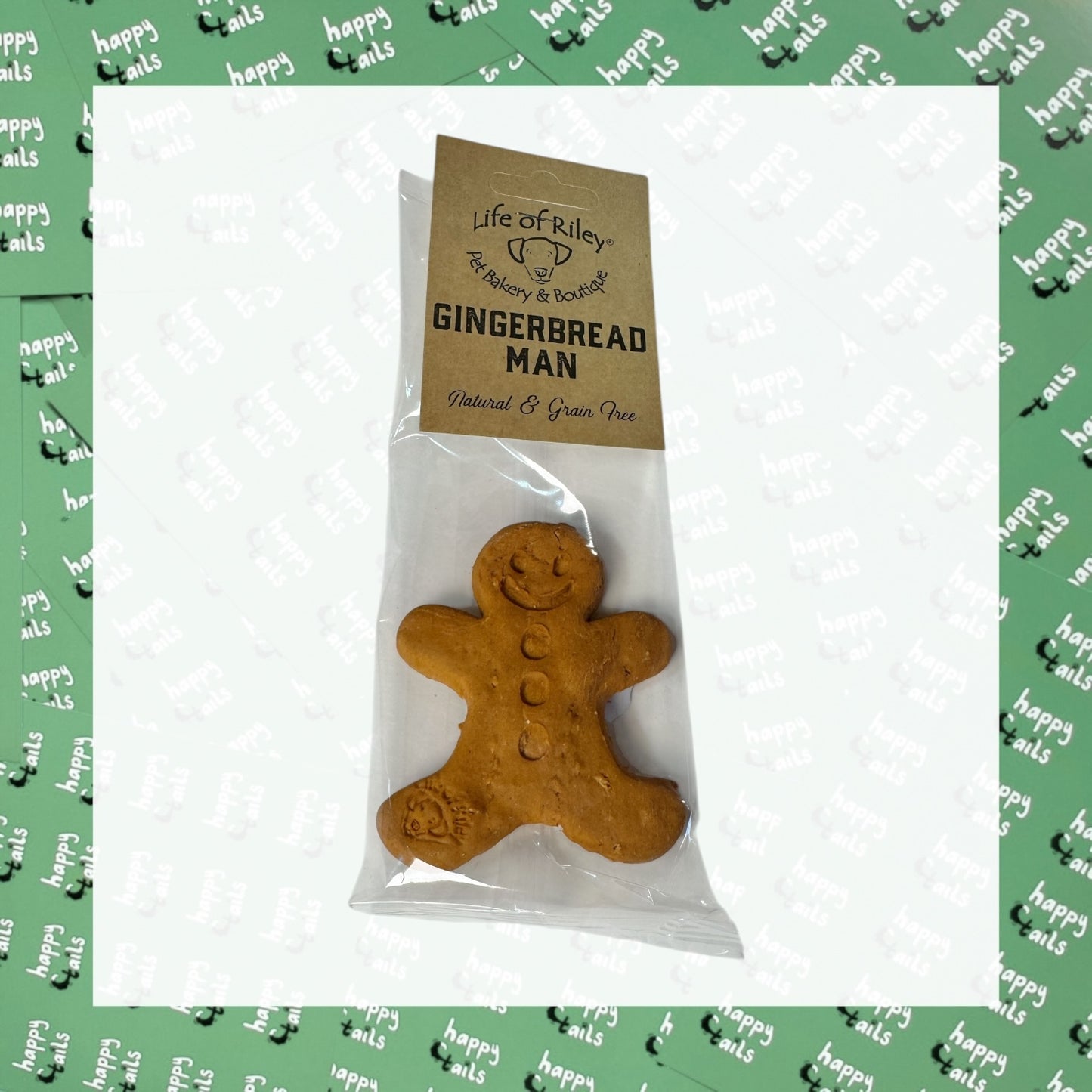Large Gingerbread Man Doggy Biscuit