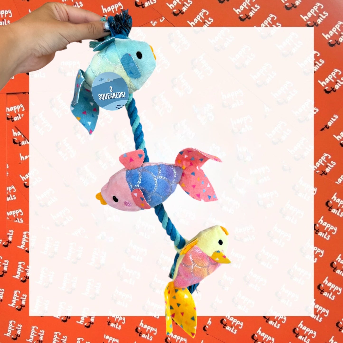 Fishes Rope Tug Toy