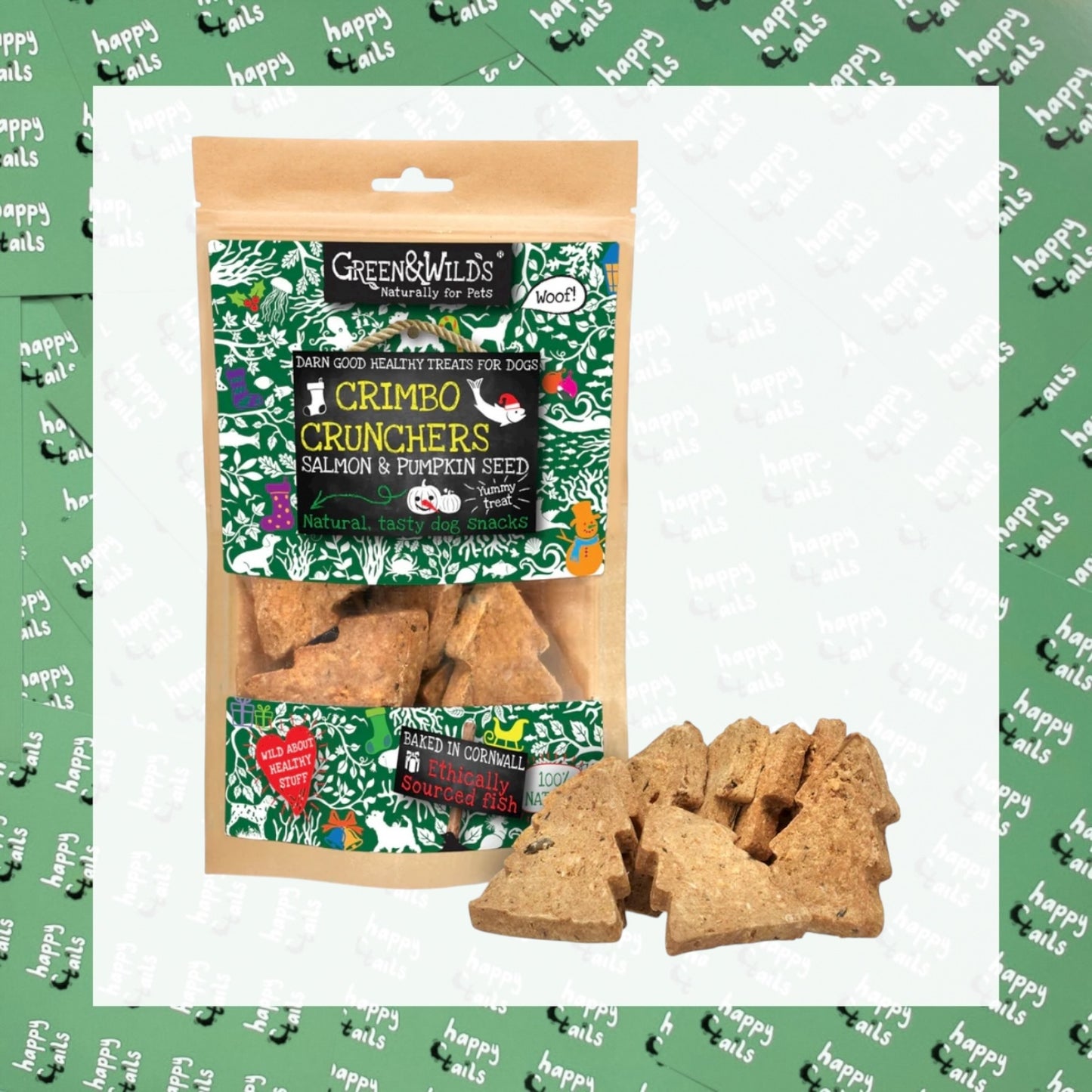 Chrimbo Crunchers with Salmon & Pumpkin