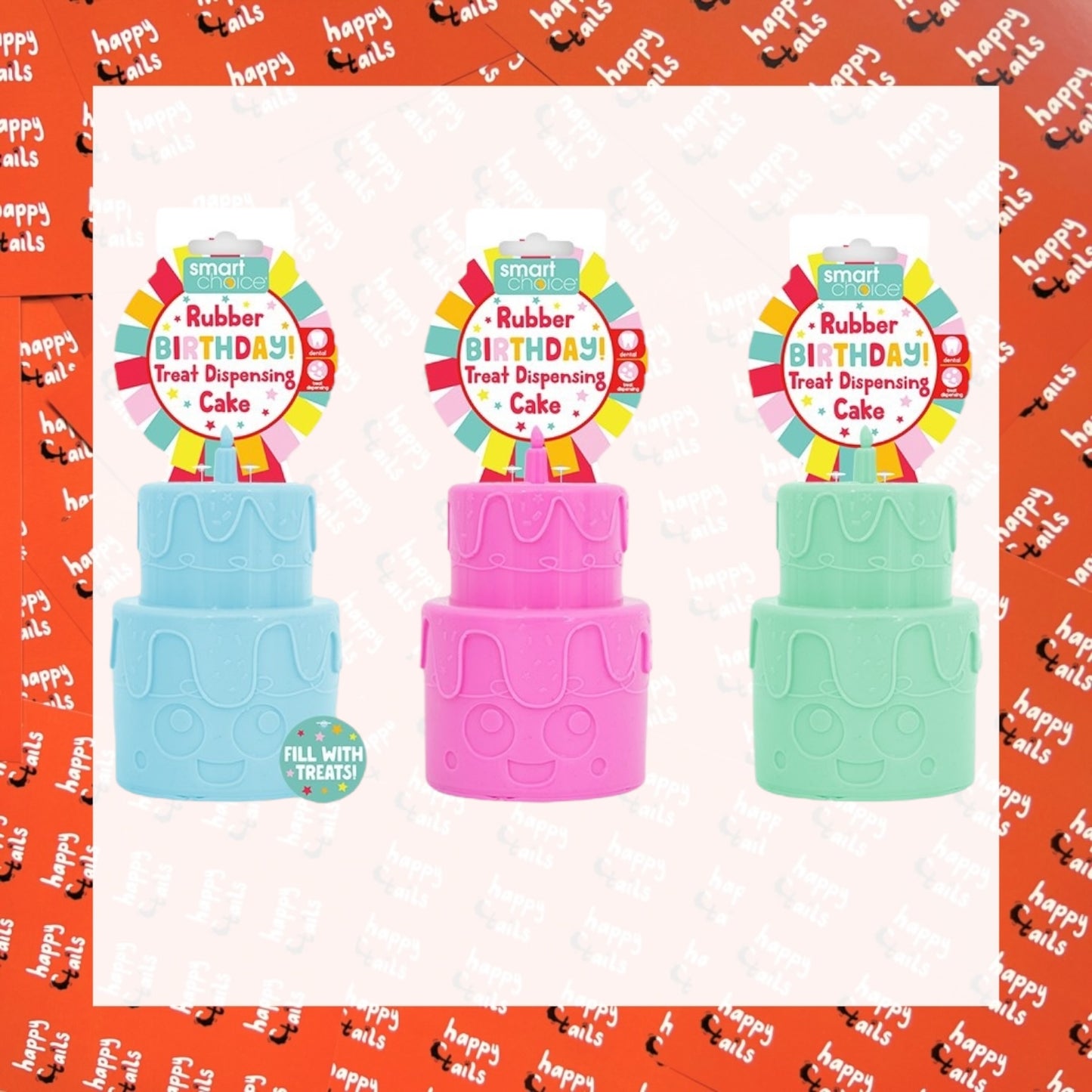 Tough Birthday Cake Treat Dispenser