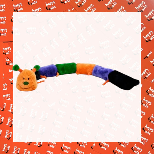 ZippyPaws Deluxe Halloween Caterpillar (7 Squeakers!)