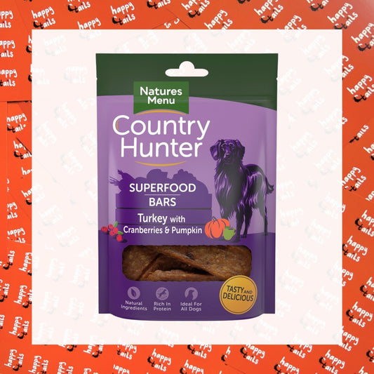 Superfood Bars with Turkey, Cranberry & Pumpkin