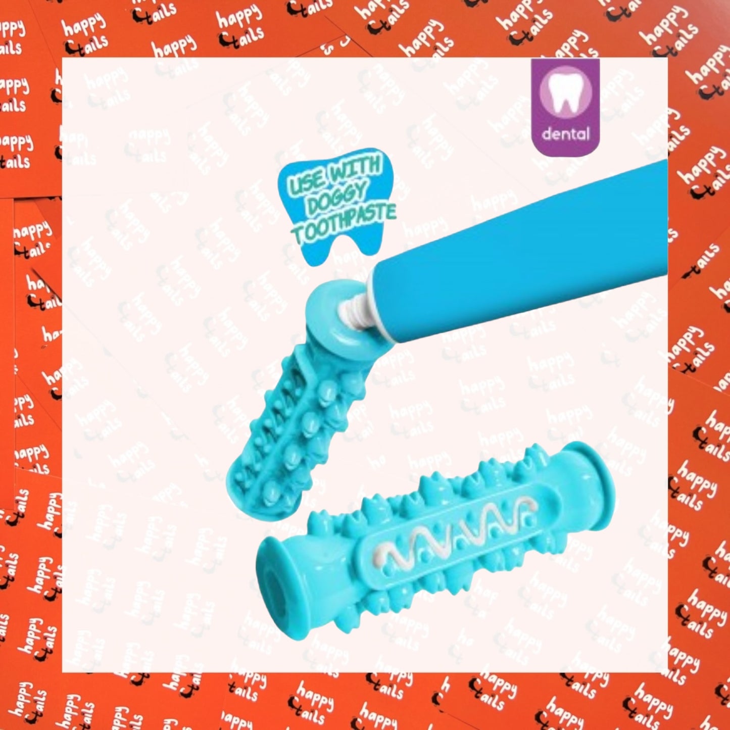Rubber Toothbrush Enrichment Toy