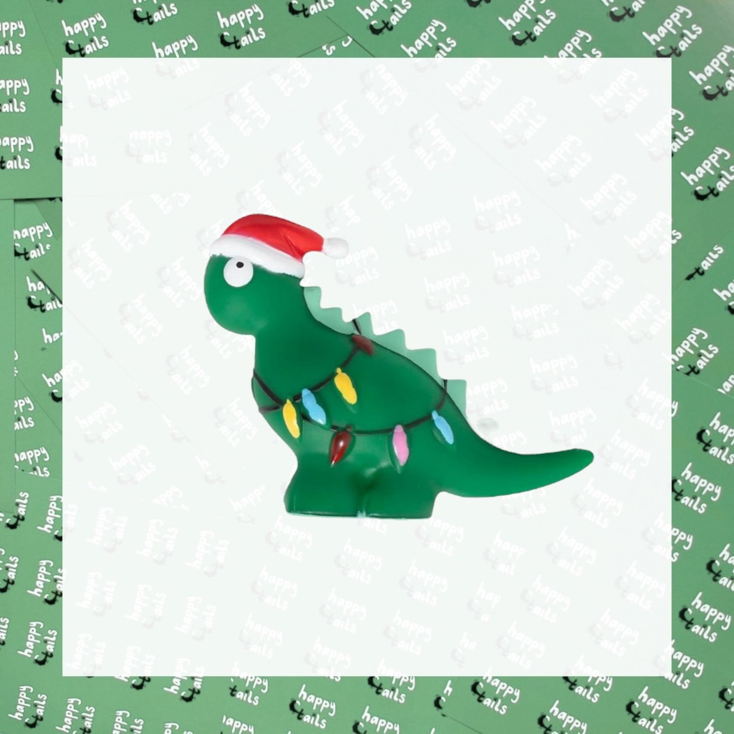 Vinyl Squeaky Festive Dino