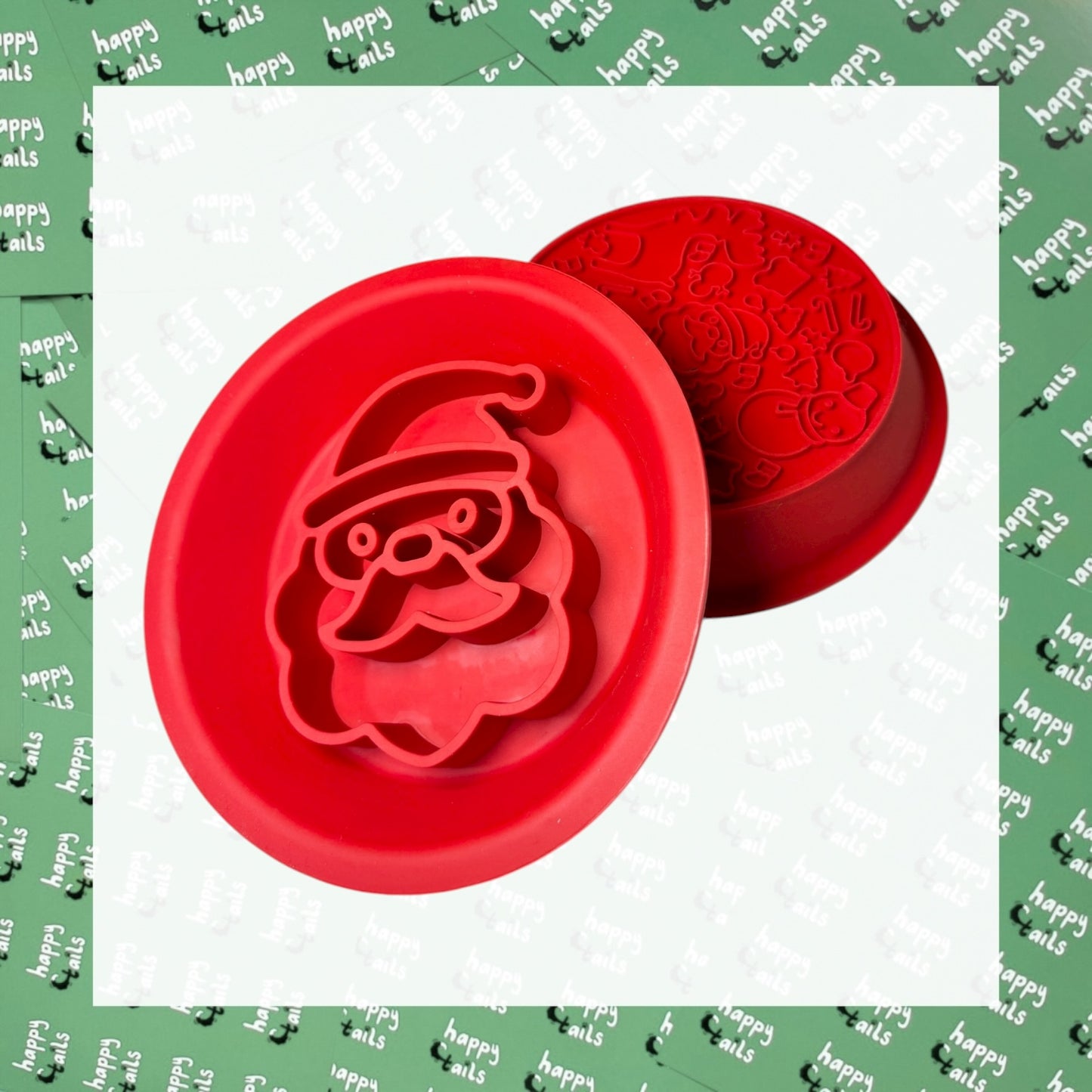 Santa 2-1 Slow Feeder & Lick Mat