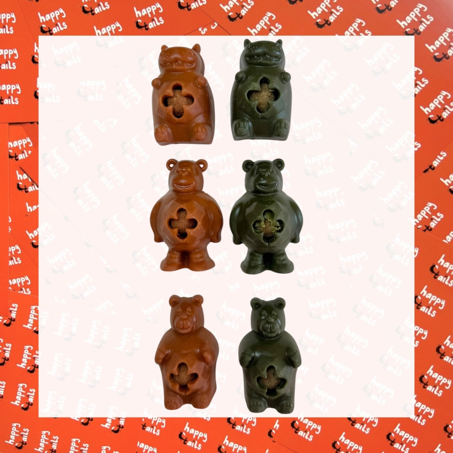 Veggie Buddies - Gorillas, Hippos & Bears!