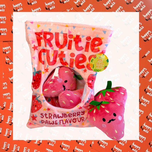 Strawberry Fruitie Cuties Burrow Toy