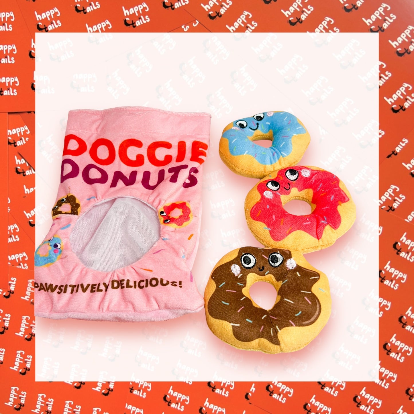Doggy Donuts Burrow Toy