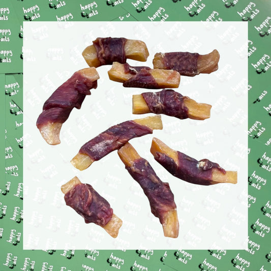 Duck Wrapped Sweet Potato Fries