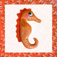 Seb Seahorse Treat-Hiding Plush