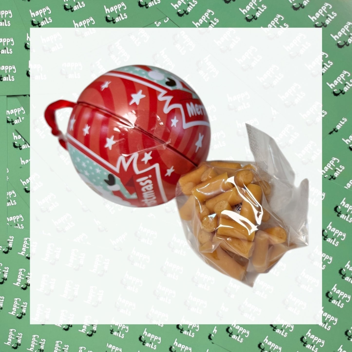 Bauble with Chicken Training Treats Inside