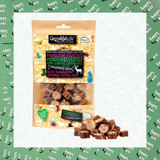 Venison & Cranberry Sliced Christmas Bangers