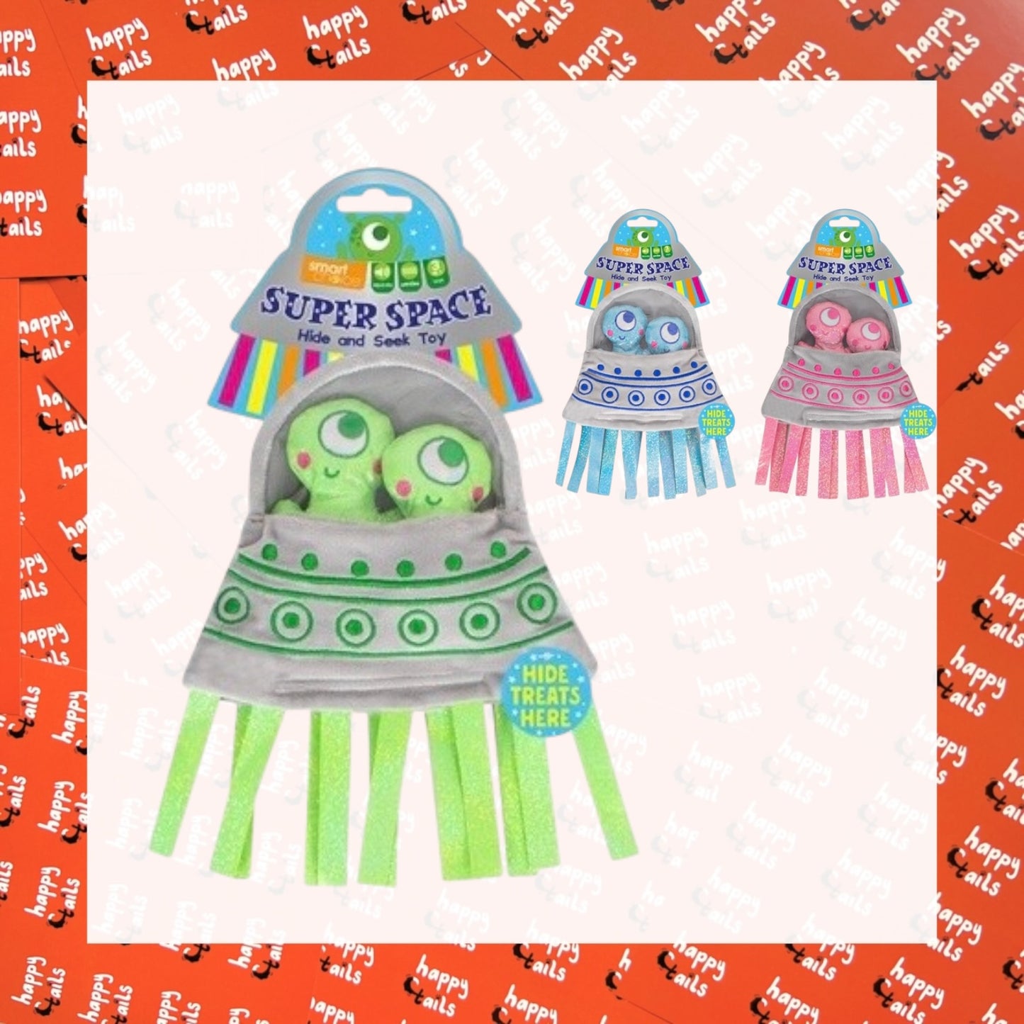 UFO burrow toy with mini aliens