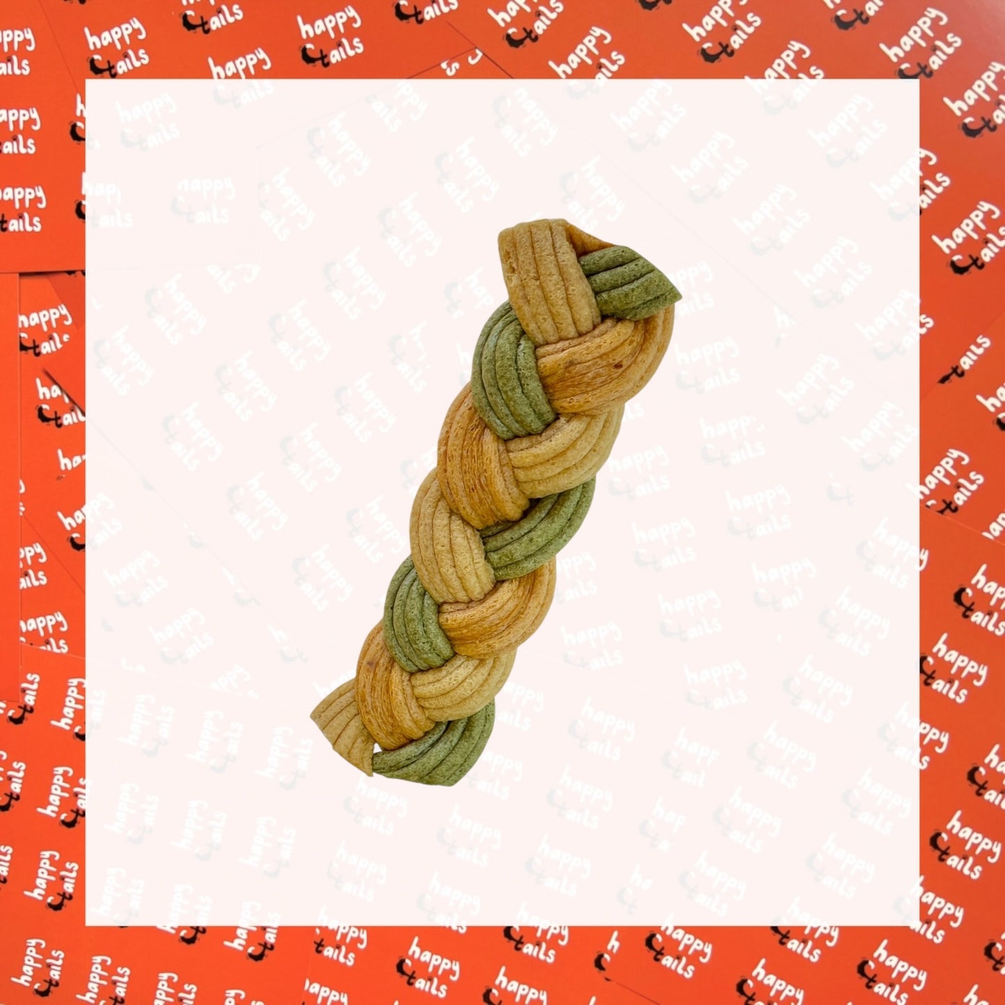 Peanut, Spinach & Carrot Braids