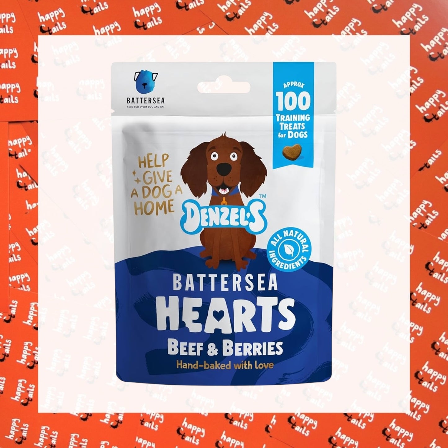 Denzel’s Battersea Beef & Berry Hearts