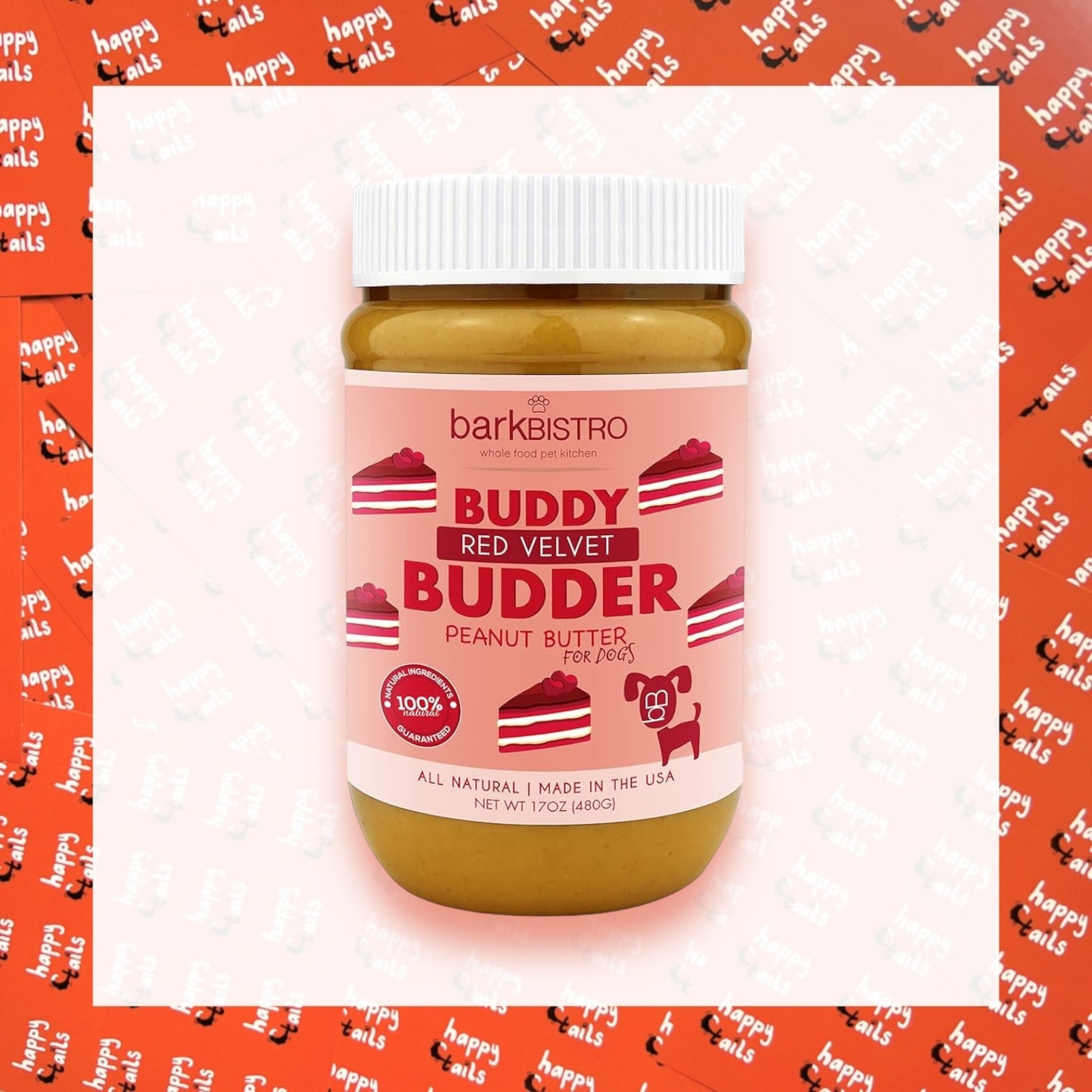 Flavoured Peanut Butter - Red Velvet (480g)