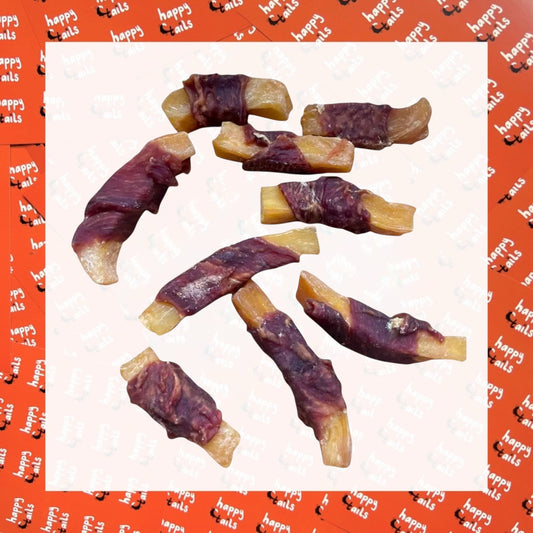 Duck Wrapped Sweet Potato Fries