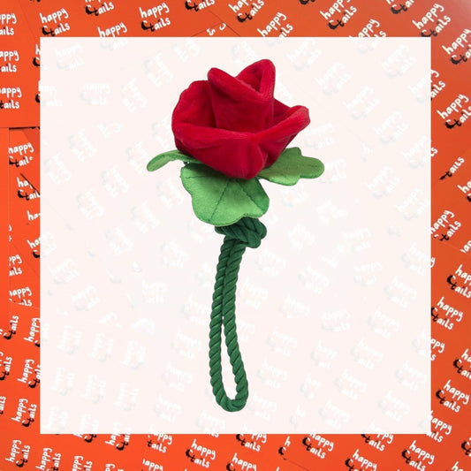 Scarlet Rose Plush & Rope Toy