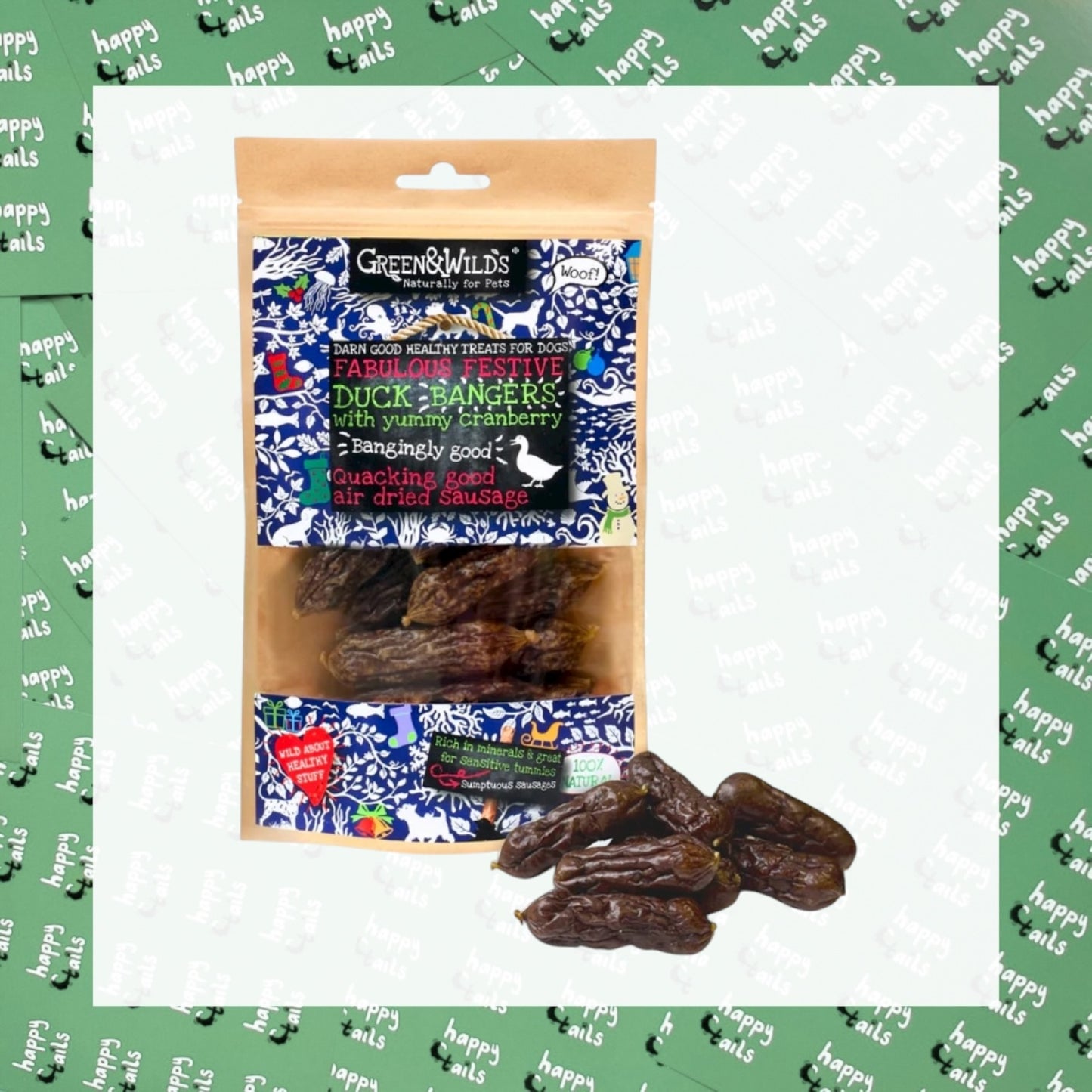 Duck & Cranberry Christmas Bangers