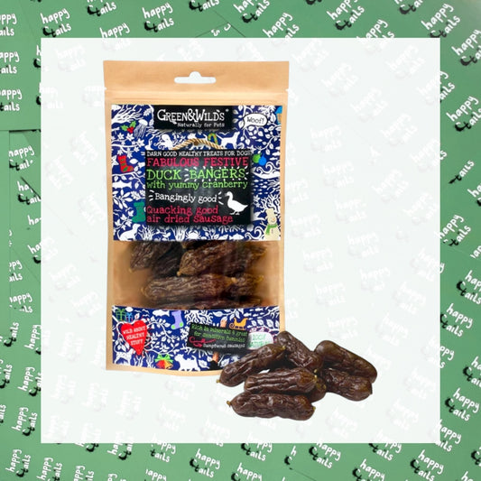 Duck & Cranberry Christmas Bangers