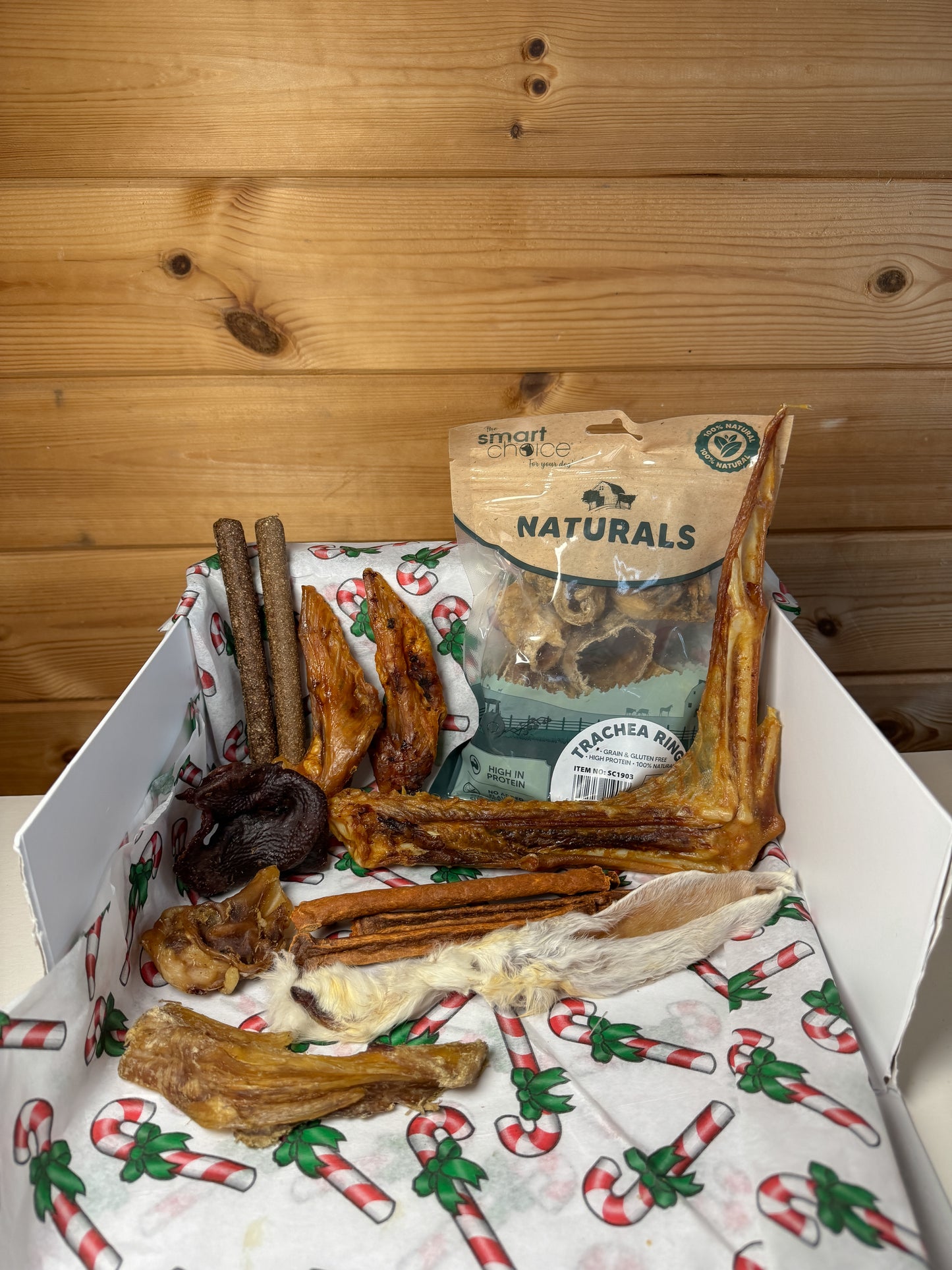 Natural Treat Gift Box for S/M Dogs