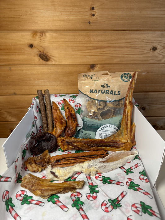 Natural Treat Gift Box for S/M Dogs