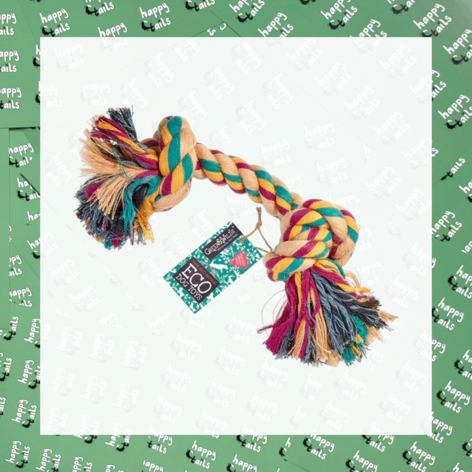 Big Rope 2 Knot Eco Toy – Happy Tails Hampers