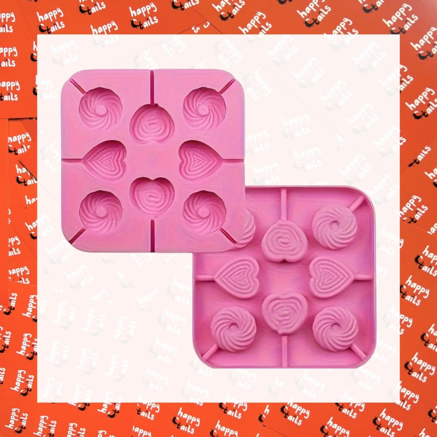 Hearts & Circles Lollipop Mould