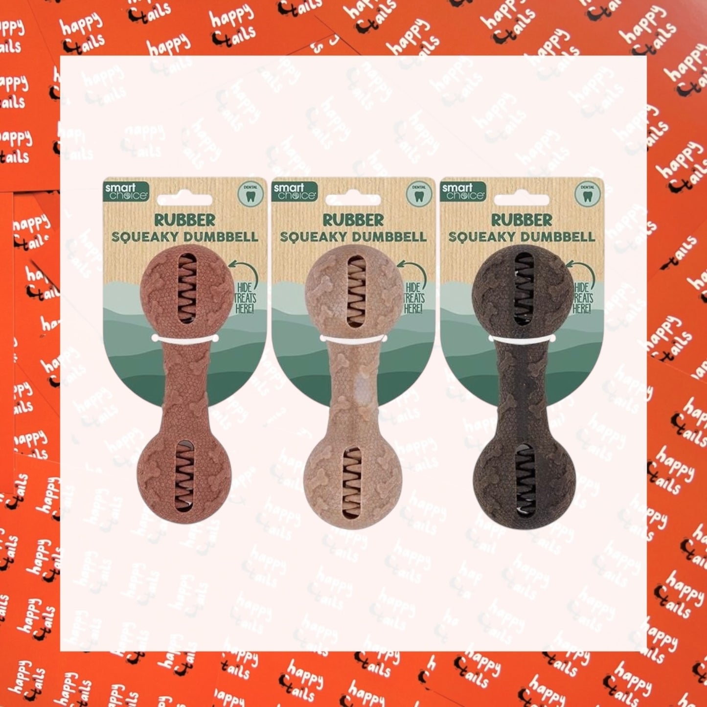 Wood & Rubber Dumbbell Dispenser