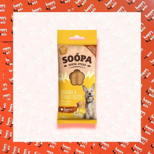 Soopa Dental Sticks : Banana & Peanut Butter