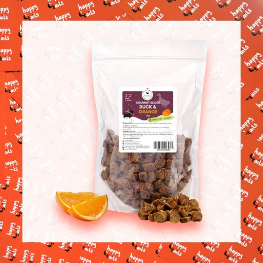 Duck & Orange Sausage Slices - 50g